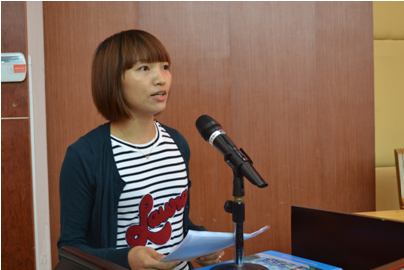 （图二）黄惠红老师讲述典型案例